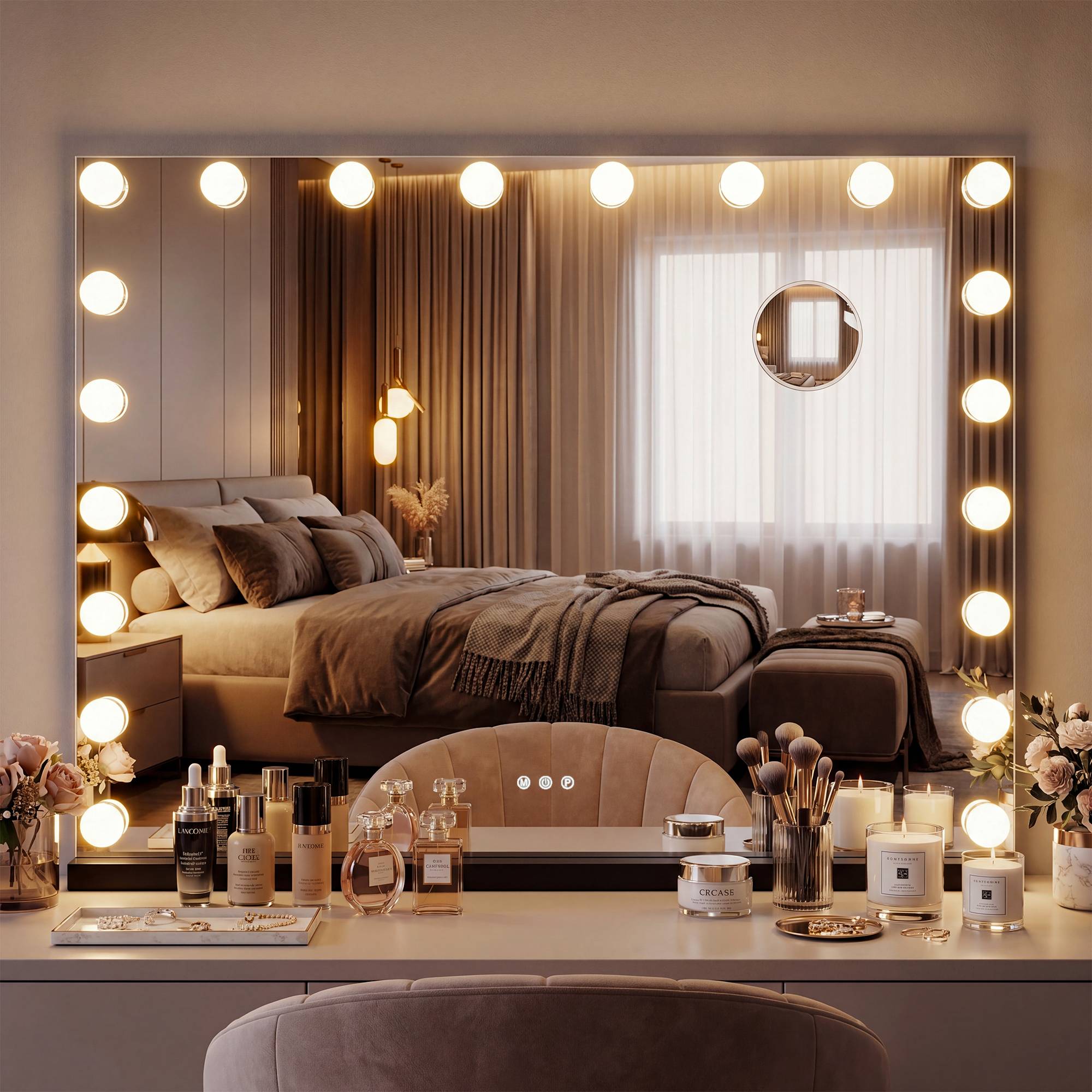 Specchio da trucco Norlina senza Bluetooth - nero - immagine 1